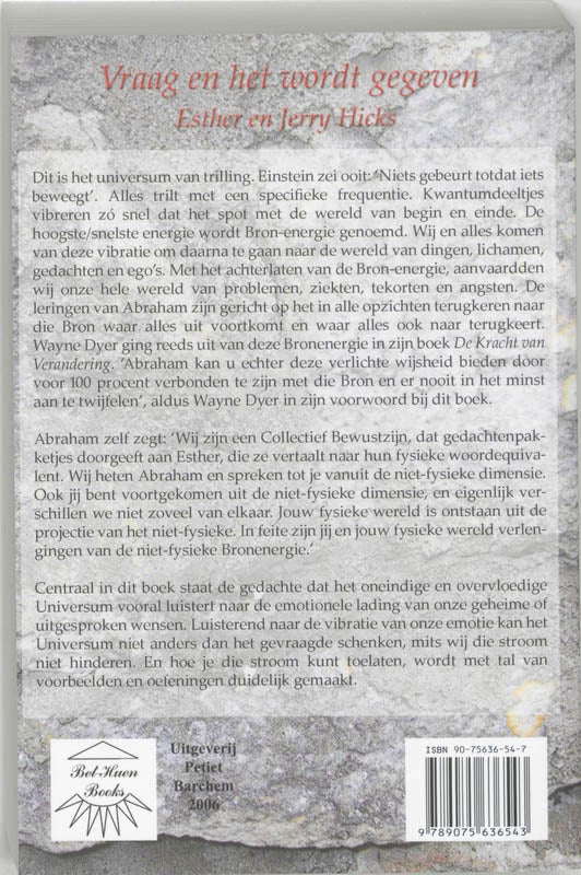 Vraag en het wordt gegeven (Paperback)