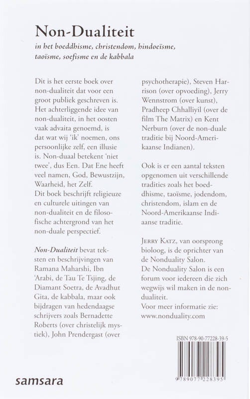 Non-Dualiteit (Paperback)