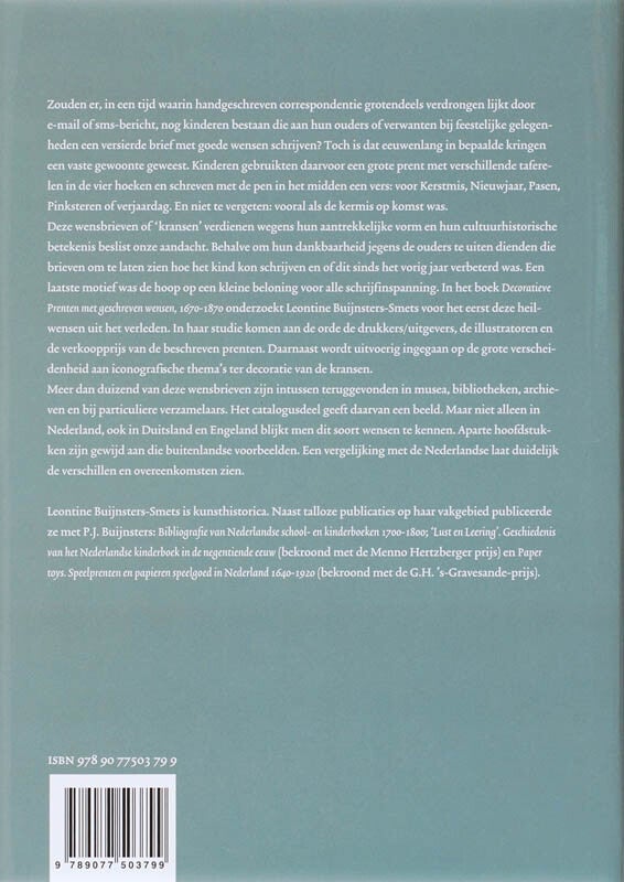 Decoratieve prenten met geschreven wensen 1670-1870 (Hardback)