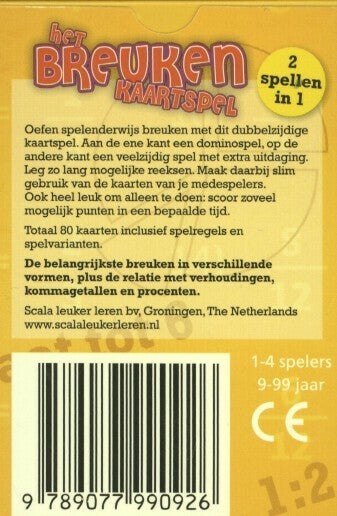 Het breukenkaartspel (Kaartspellen)
