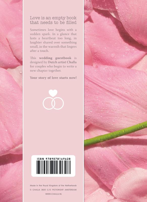 Gastenboek bruiloft LOVE luxe hardcover voor 250 gasten (Hardback)