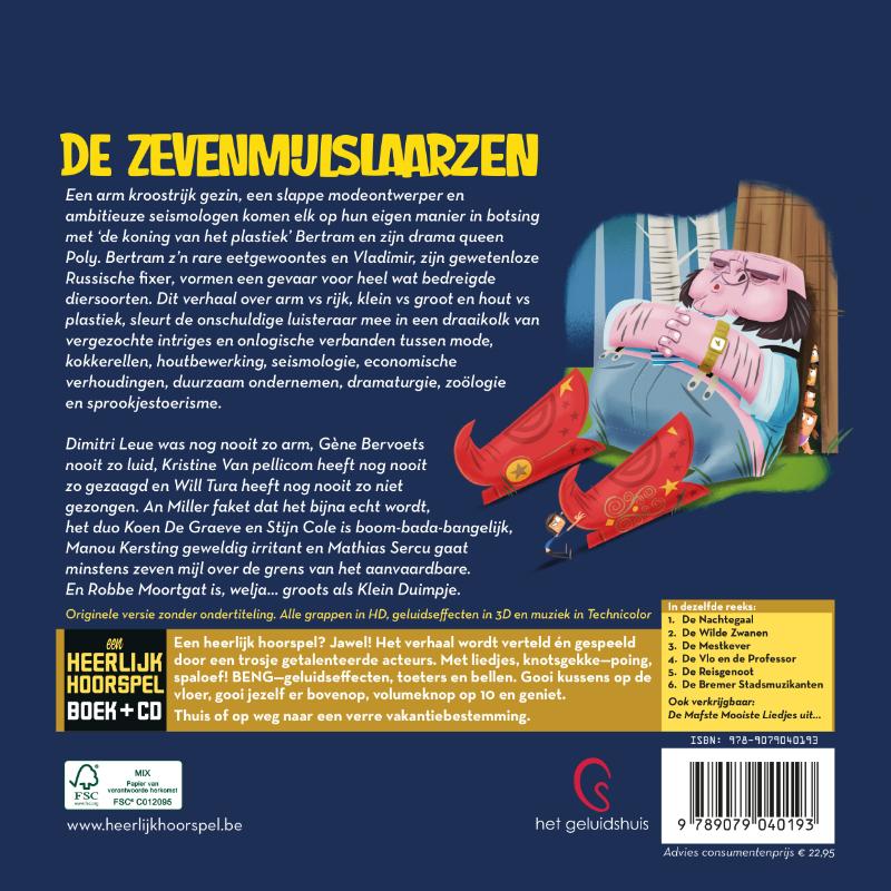 De zevenmijlslaarzen (Hardback)