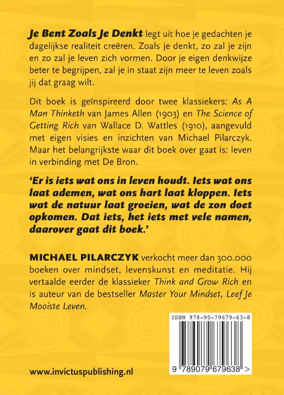Je bent zoals je denkt (Hardback)