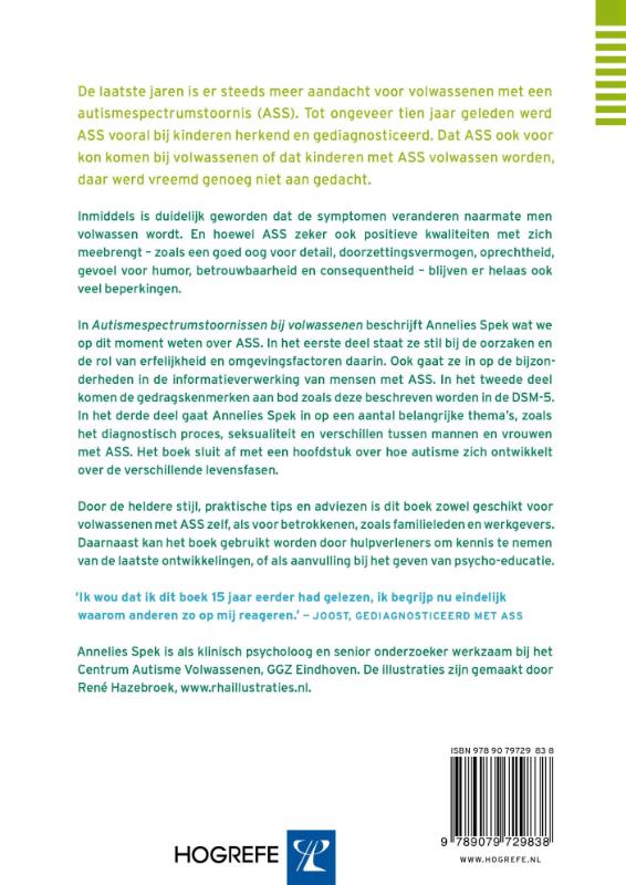 Autismespectrumstoornissen bij volwassenen (Paperback)