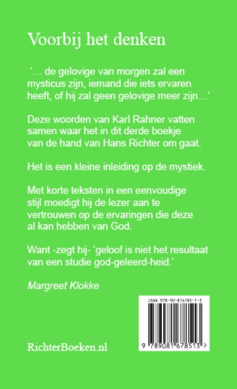 Voorbij het denken (Paperback)