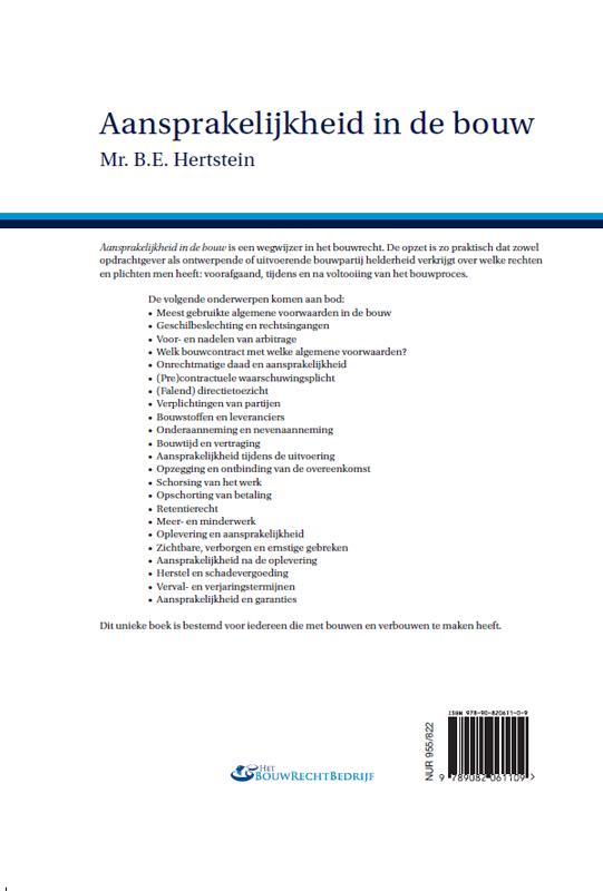 Aansprakelijkheid in de bouw (Paperback)