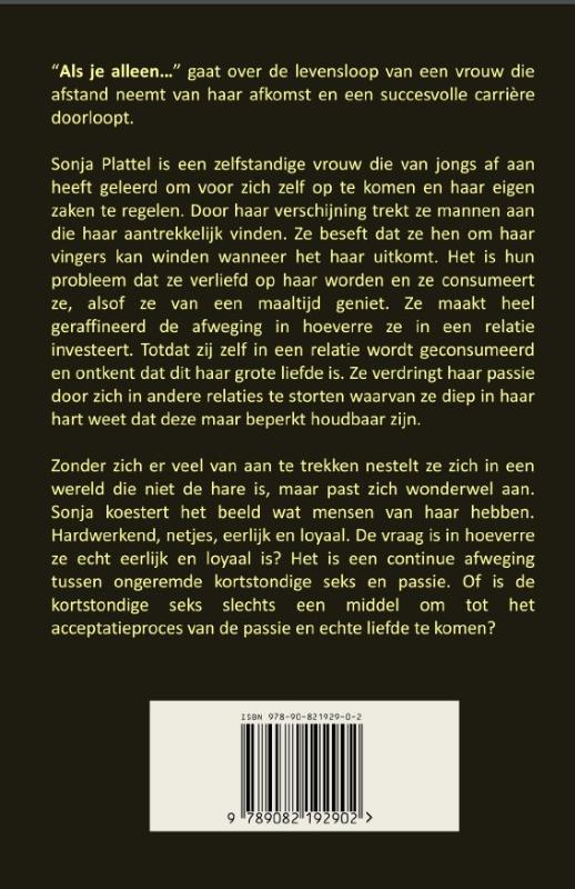 Als je alleen... (Paperback)