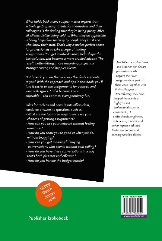 Sales for techies and consultants (Hardback)