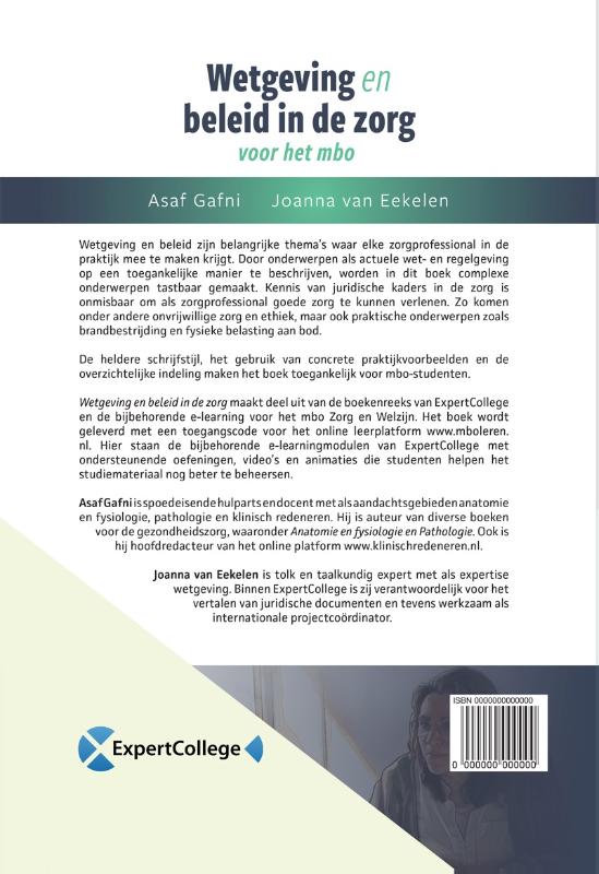 Wetgeving en beleid in de zorg voor het mbo (Paperback)