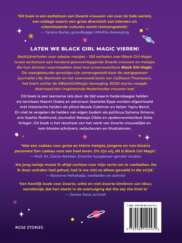 Bedtijdverhalen voor rebelse meisjes - 100 verhalen over Black Girl Magic (Hardback)