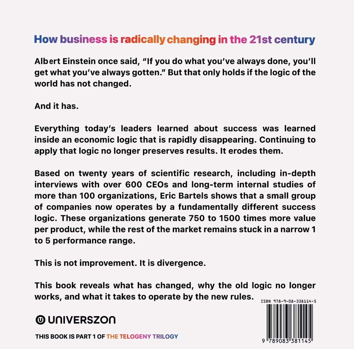 Welcome to the new economy (E-book)