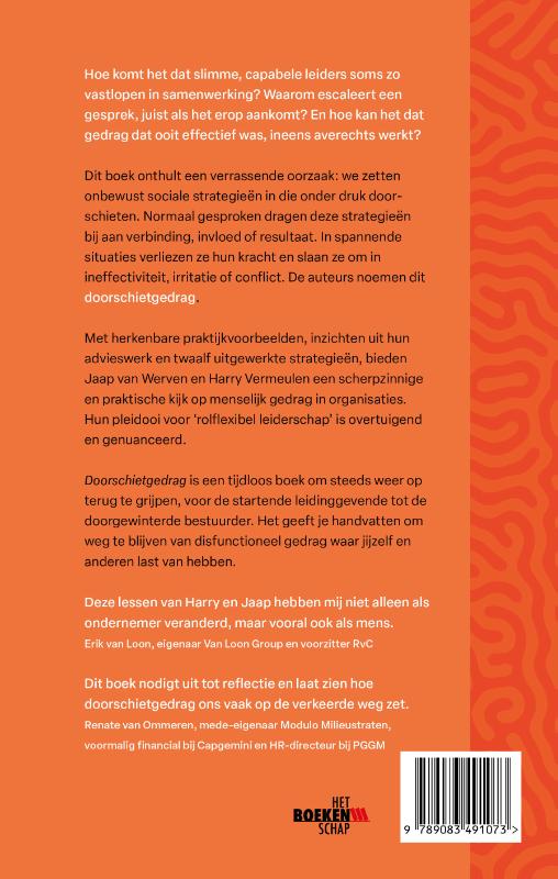 Doorschietgedrag (Hardback)