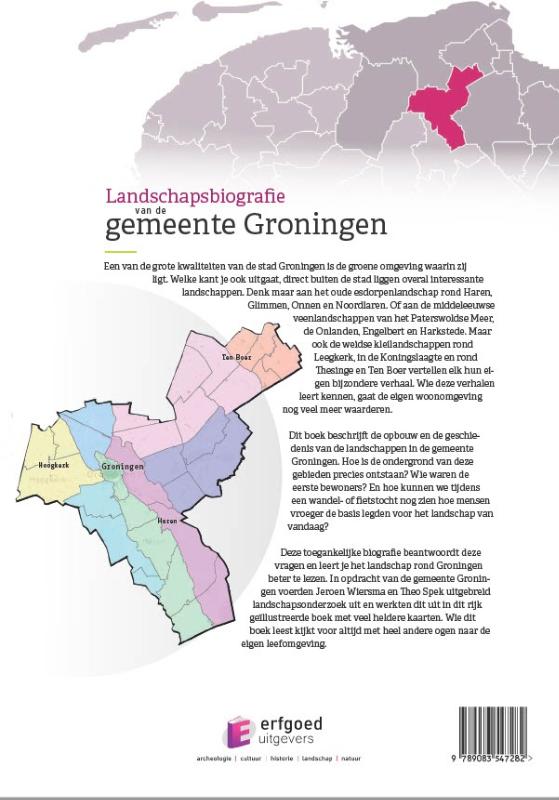 Landschapsbiografie gemeente Groningen (Hardback)