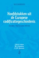 Hoofdstukken uit de Europese codificatiegeschiedenis (Paperback)