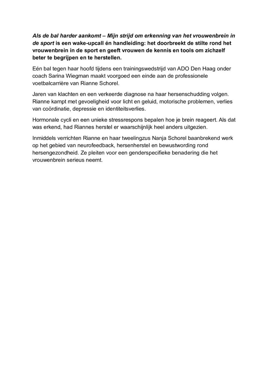 Als de bal harder aankomt (E-book)