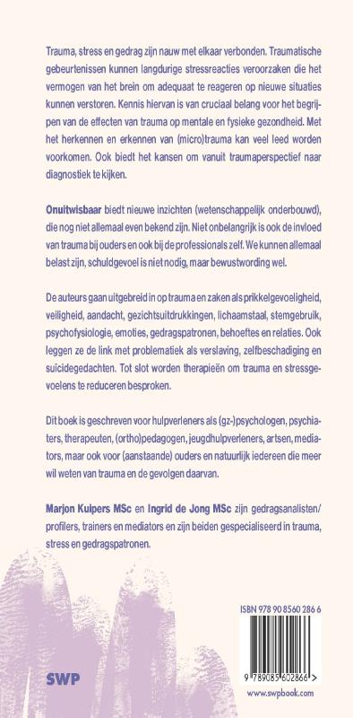 Onuitwisbaar (Paperback)