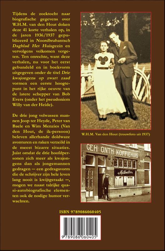 Drie kwajongens op zwart zaad (Paperback)