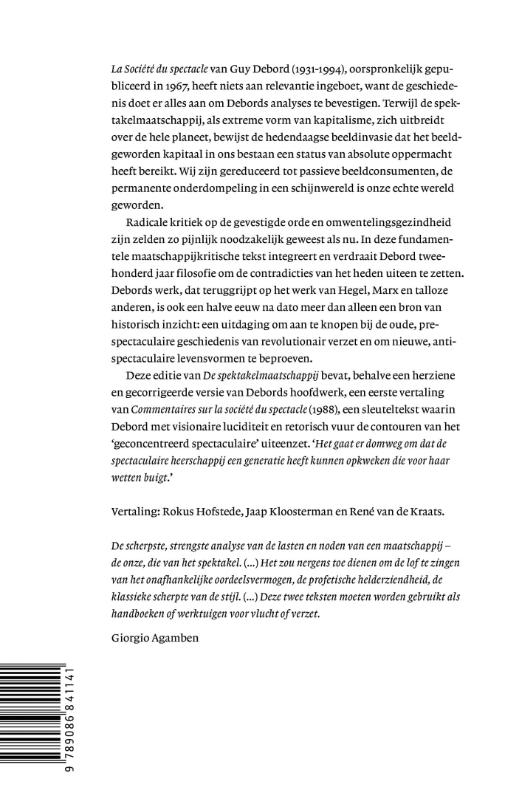 De spektakelmaatschappij & commentaar op de spektakelmaatschappij (Paperback)