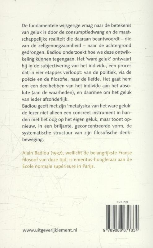 Filosofie van het ware geluk (Paperback)
