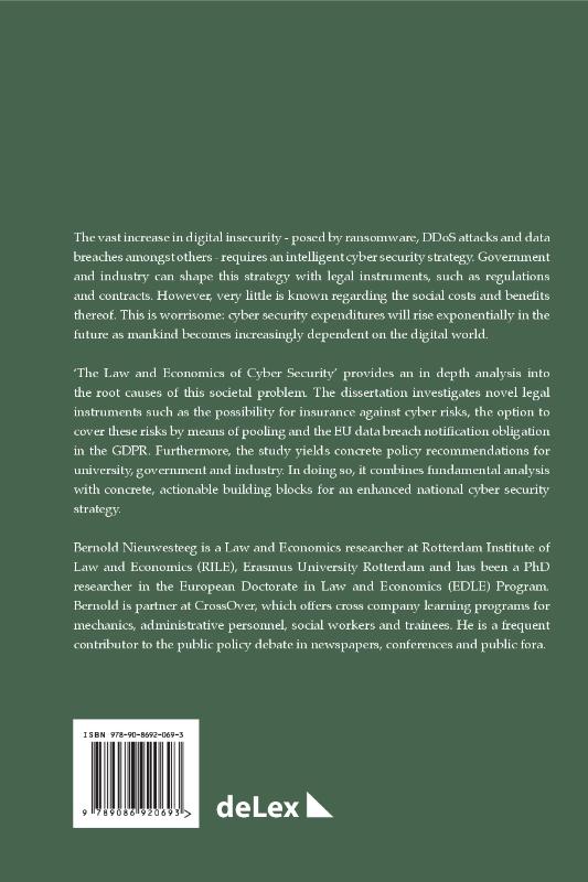 The Law and Economics of Cyber Security (Paperback)