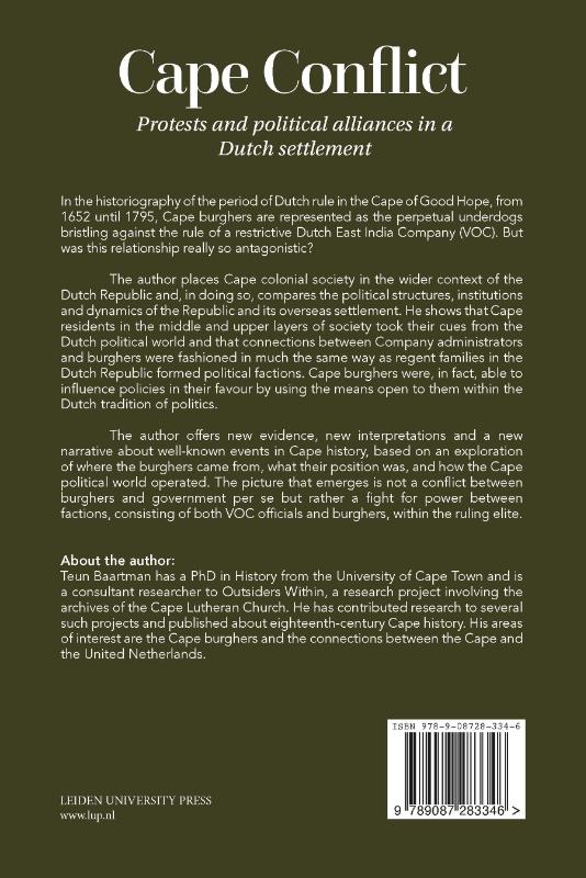 Cape Conflict (Paperback)