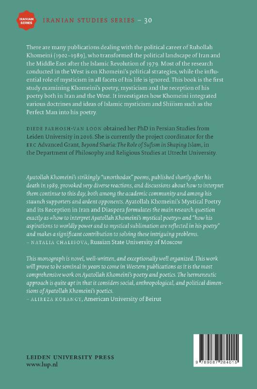 Ayatollah Khomeini’s Mystical Poetry and its Reception in Iran and the Diaspora (Hardback)