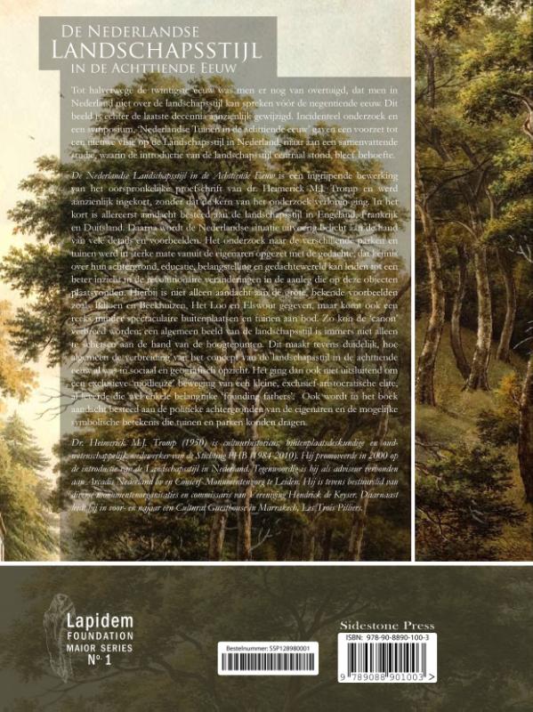 De Nederlandse landschapsstijl in de achttiende eeuw (Paperback)