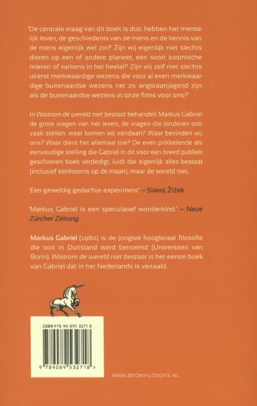 Waarom de wereld niet bestaat (Paperback)