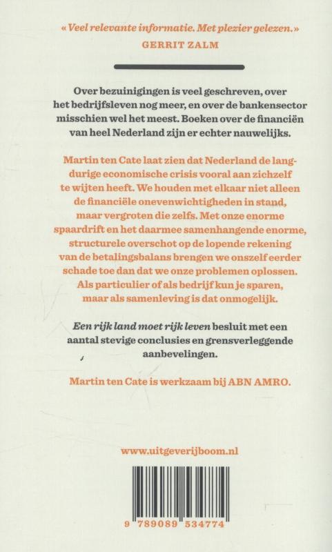Een rijk land moet rijk leven (Paperback)