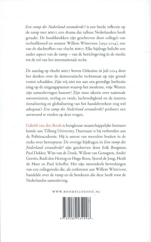 Een ramp die Nederland veranderde? (Paperback)