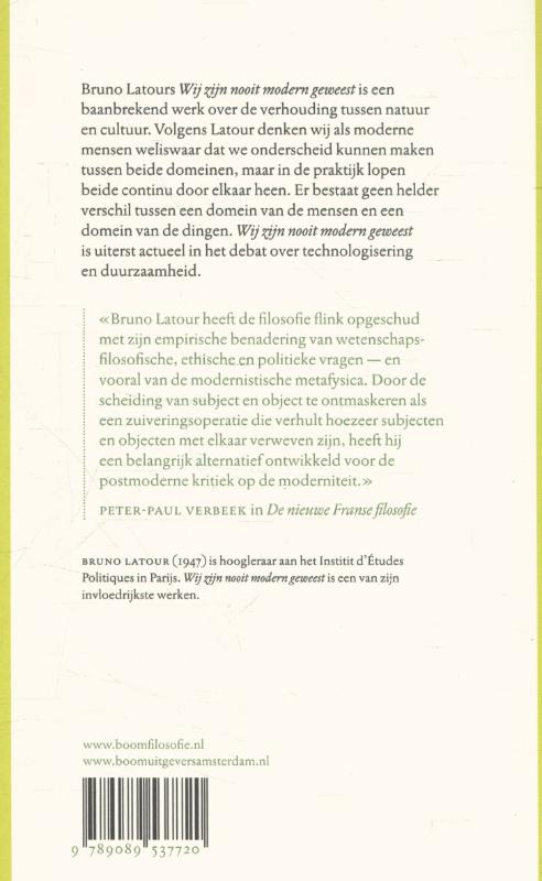 Wij zijn nooit modern geweest (Paperback)