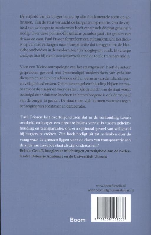 Het geheim van de laatste staat (Paperback)