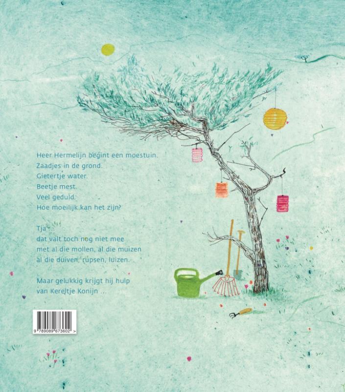 De moestuin van Heer Hermelijn en Kereltje Konijn (Hardback)