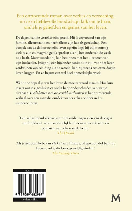 Als katten van de wereld verdwijnen (Hardback)