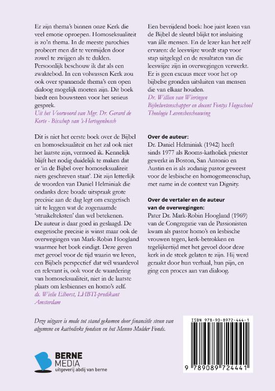 Wat de Bijbel wél zegt over homoseksualiteit (Paperback)