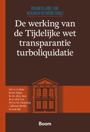 De werking van de Tijdelijke wet transparantie turboliquidatie (E-book)