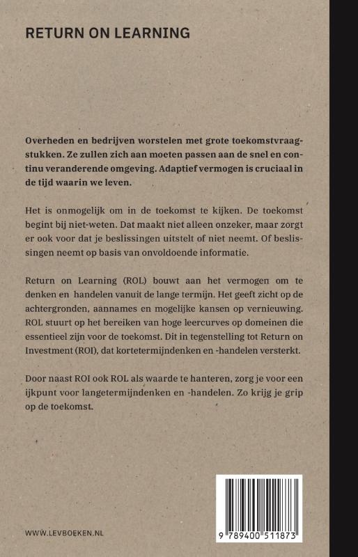 Return on learning (Paperback)