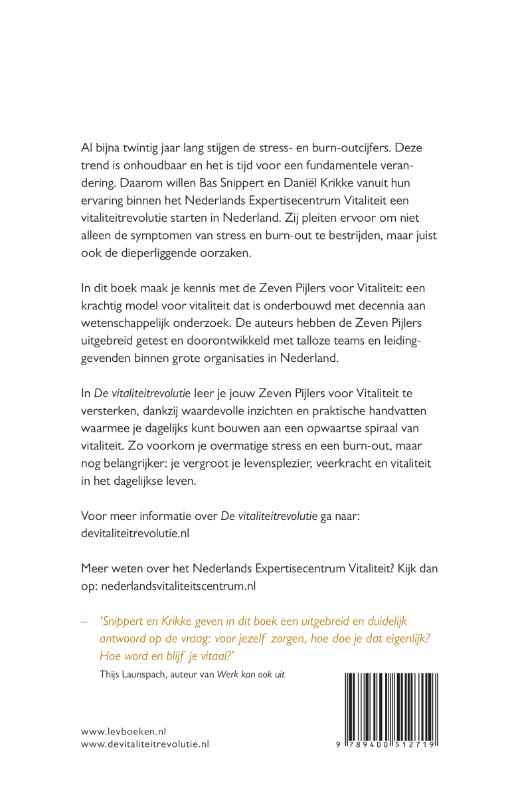 De vitaliteitrevolutie (Paperback)