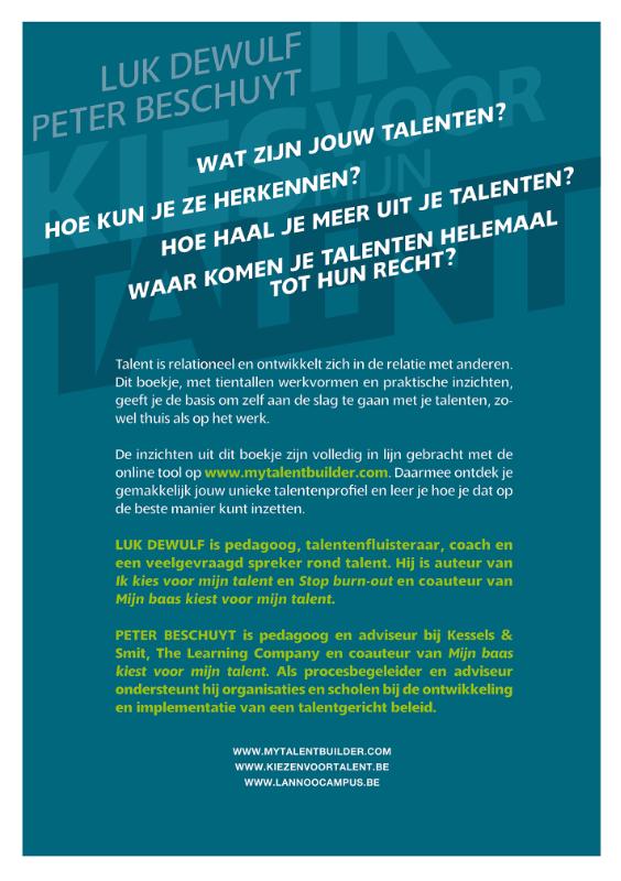 Ik kies voor mijn talent Toolbox (Paperback)