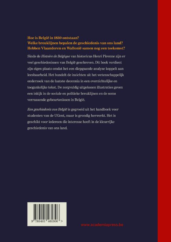 Een geschiedenis van België (Paperback)