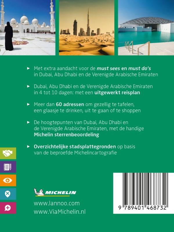 Michelin Reisgids Short Break Dubai- Abu Dabi- Verenigde Arabische Emiraten (Paperback)