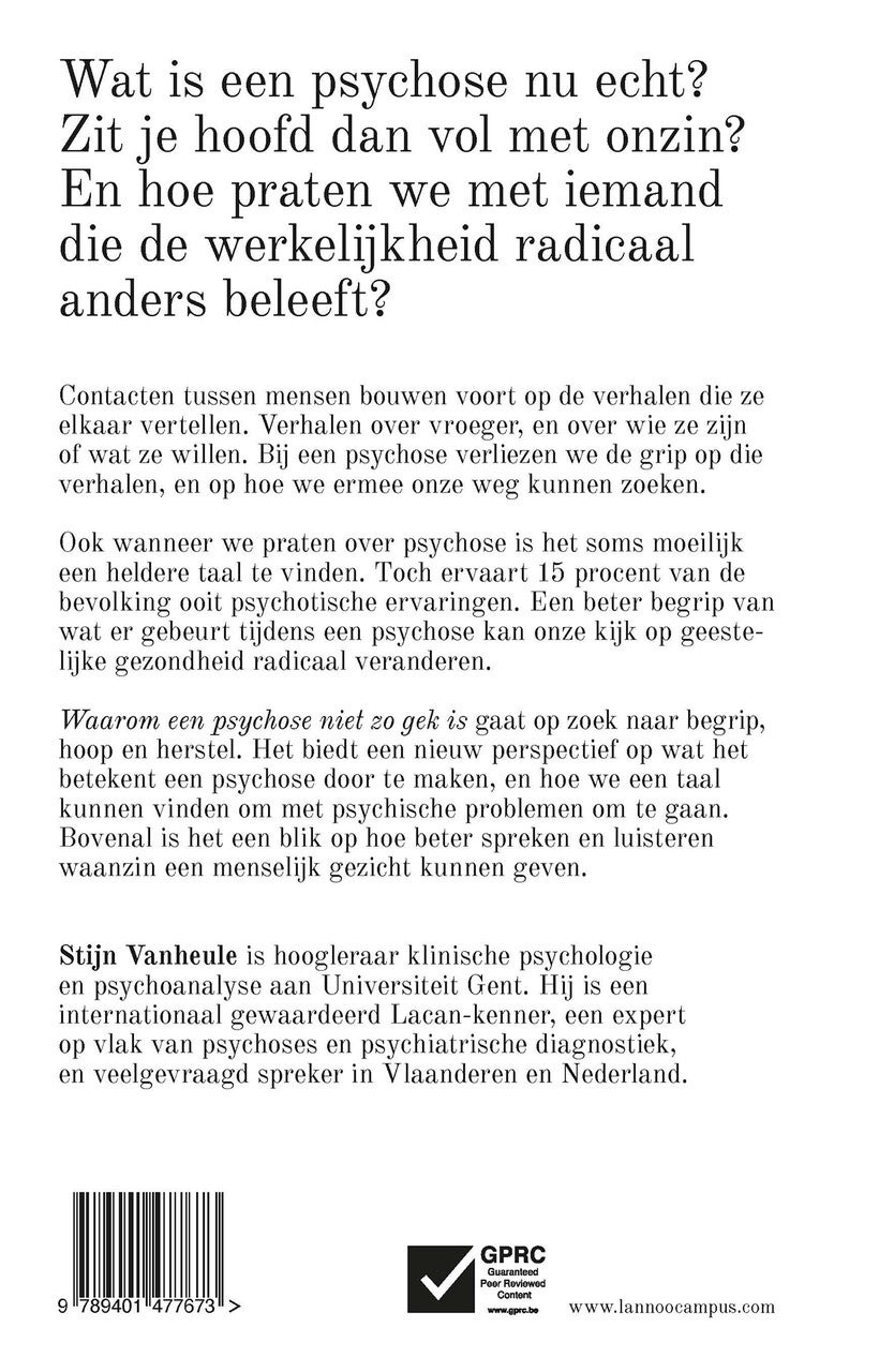 Waarom een psychose niet zo gek is (E-book)