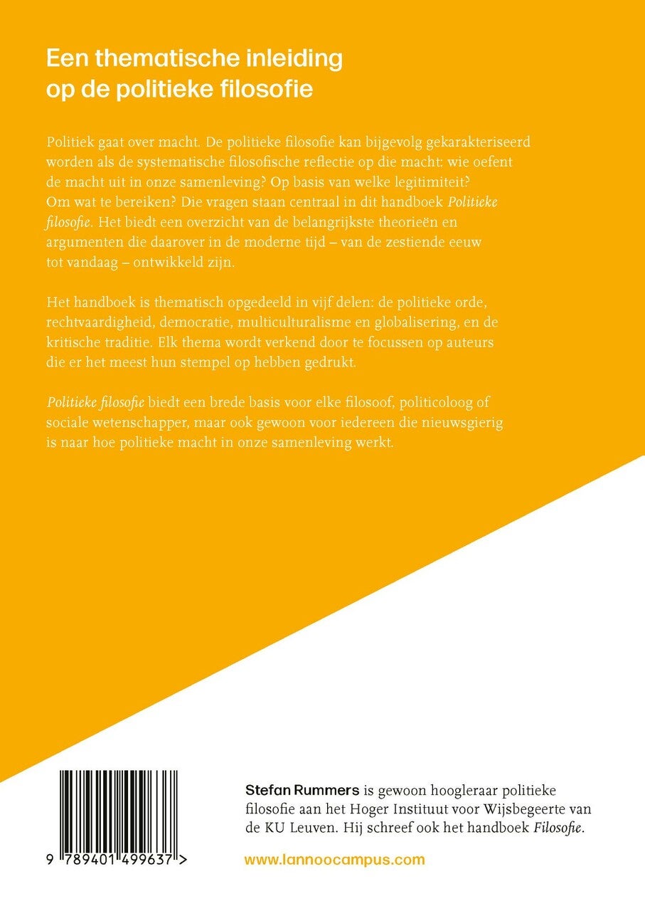 Politieke filosofie (E-book)