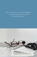 Het acquisitie en saleshandboek voor de (administratieve) dienstverlening (E-book)