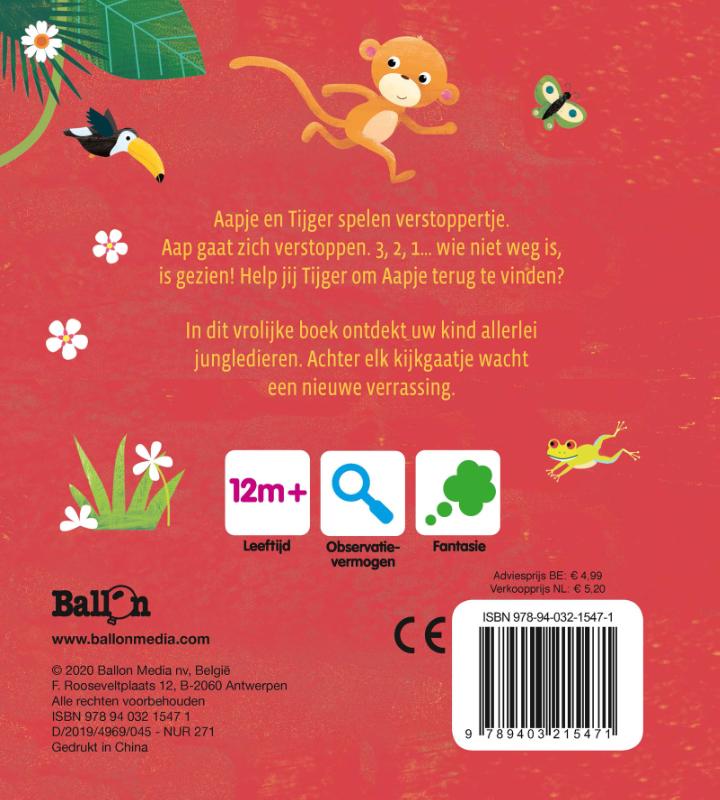 Vind je mij, tijgertje? (Kartonboek)