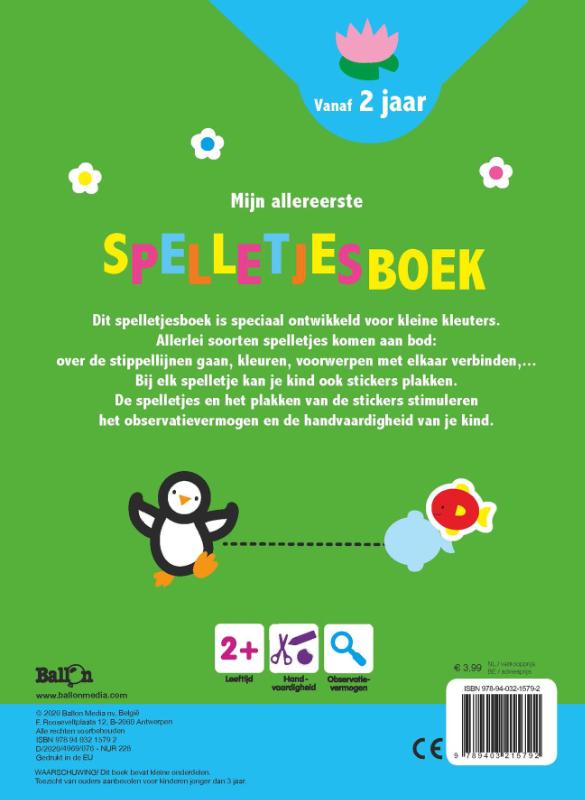 Mijn allereerste spelletjesboek (Paperback)