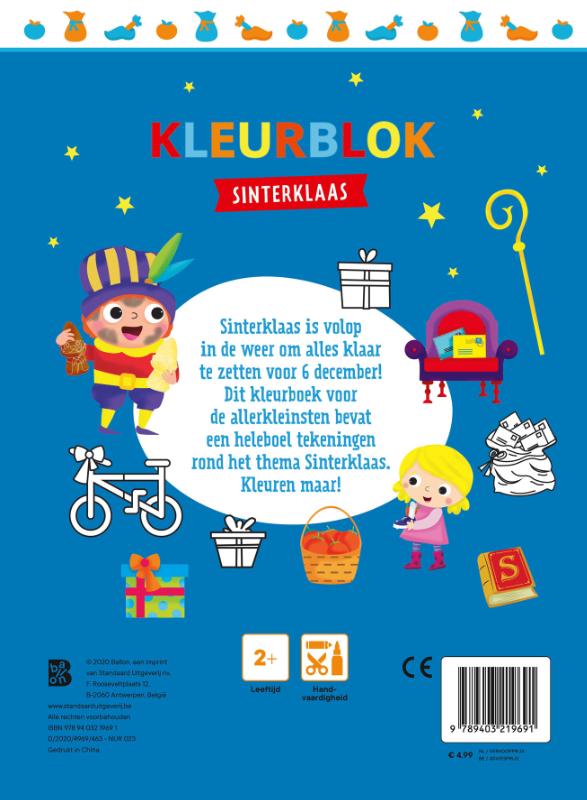 Kleurblok Sinterklaas (Paperback)