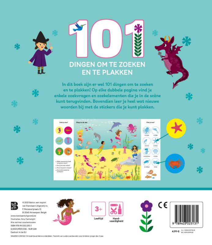 101 dingen om te zoeken en te plakken: magische wezens (Paperback)