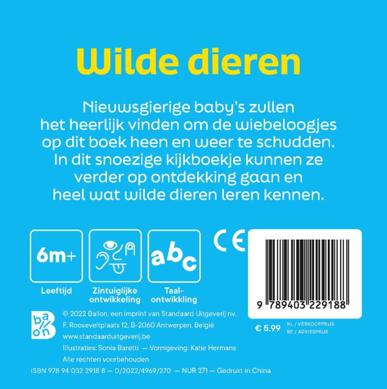 Wilde dieren (Kartonboek)