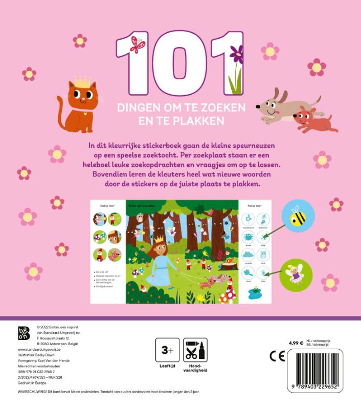 101 dingen om te zoeken en te plakken Prinsessen (Paperback)